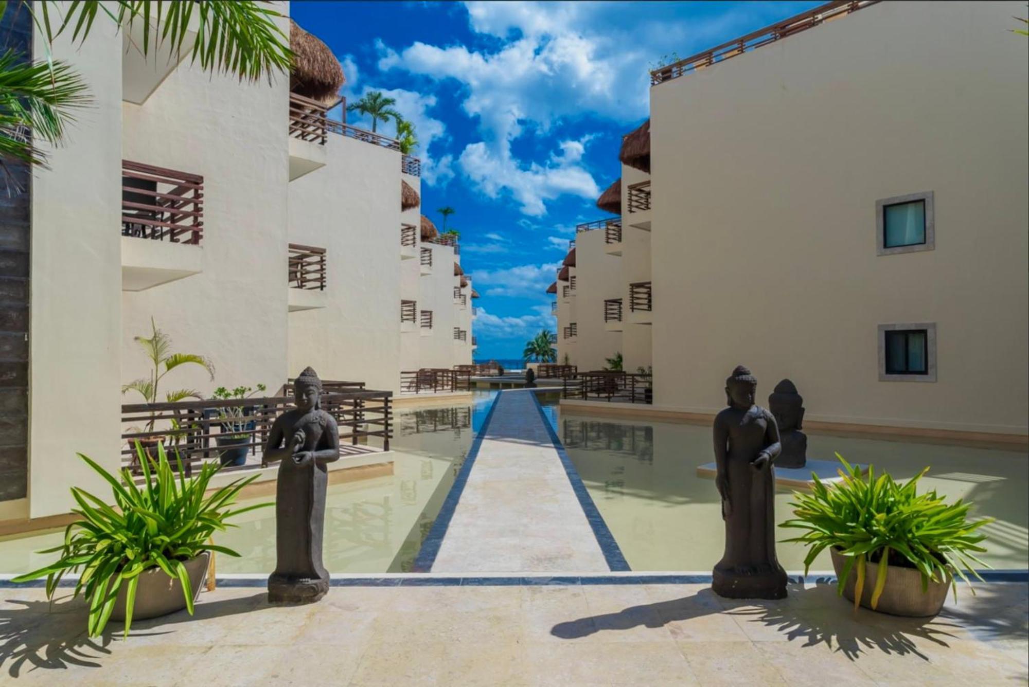 Apartamento Departamento En Aldea Thai Con Terraza, Vista Al Mar Y Alberca Privada, Para 8 Personas Playa del Carmen Exterior foto